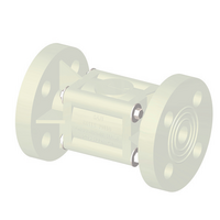 PVDF Zpětný ventil s kuželkou a pružinou, sendvičová konstrukce, s ANSI* přírubami