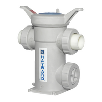 Basket strainer in PPGF, with unions, PP-H metric sockets