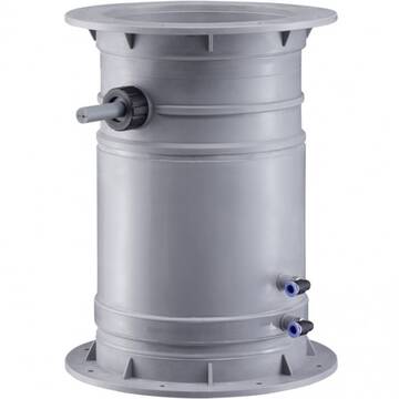 Volume flow controller short, flange connection