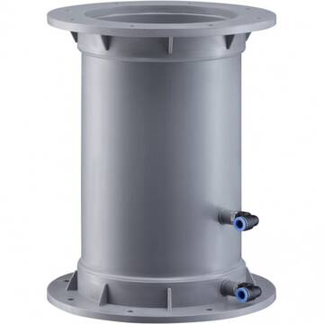 Volume flow sensor short, flange connection
