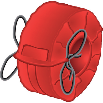 Safety shield, for DIN/ANSI/BS* flanged valve, in PVC, red