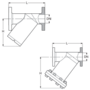 Y strainer in PP-H, PP-H mesh size 0.4 mm, with ANSI* flanges